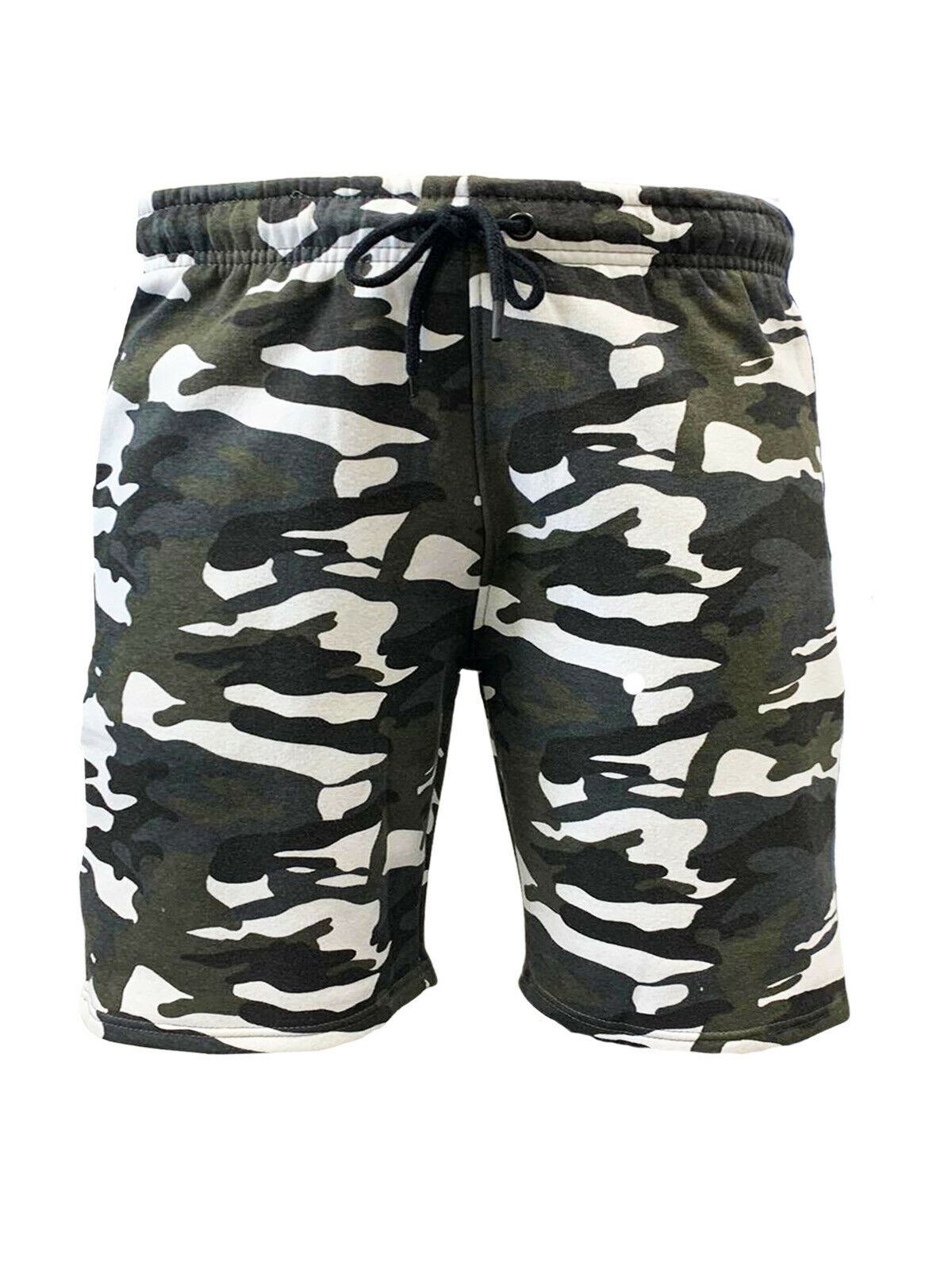 Camo Regular Fit Fleece Shorts