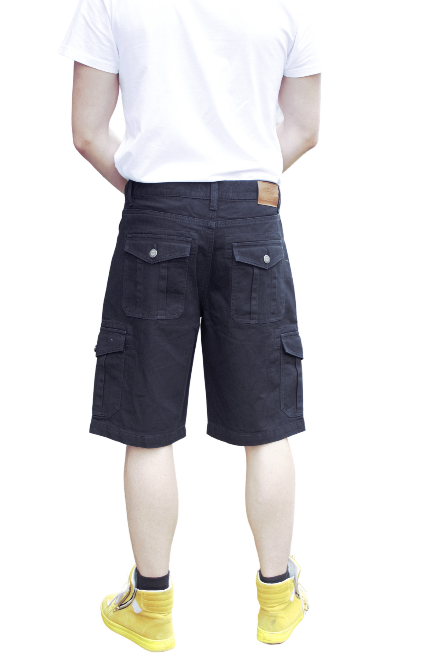 Mens Shorts Regular Fit Denim Short Cargo Shorts 100% Cotton