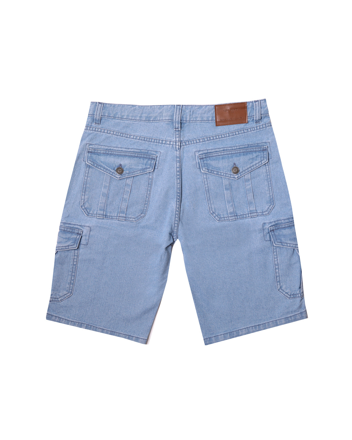 Mens Shorts Regular Fit Denim Short Cargo Shorts 100% Cotton