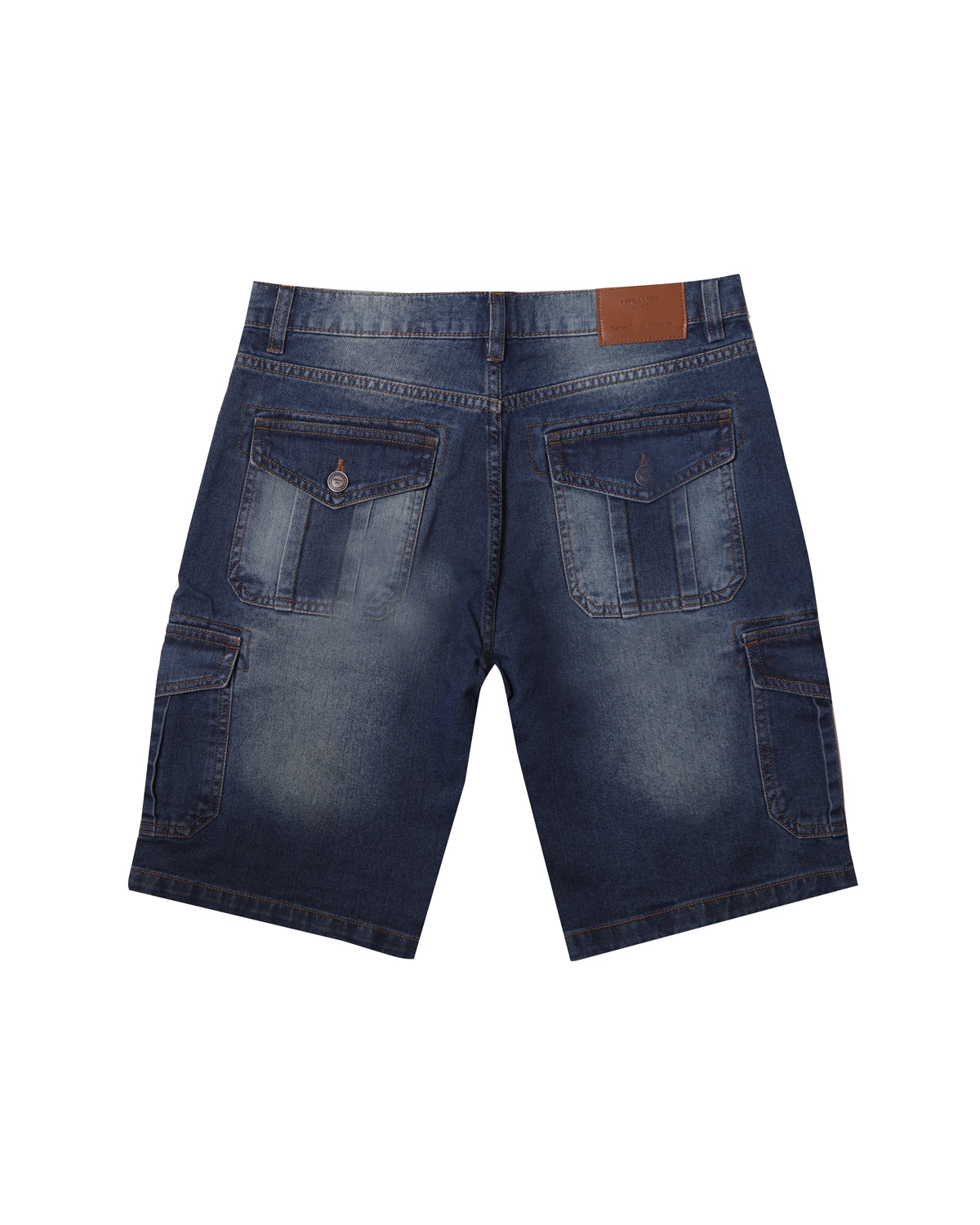 Mens Shorts Regular Fit Denim Short Cargo Shorts 100% Cotton