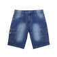 Mens Shorts Regular Fit Denim Short Cargo Shorts 100% Cotton