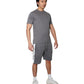 Short Set with Jersey Crew Neck Jumper and Fleece Shorts (2058)