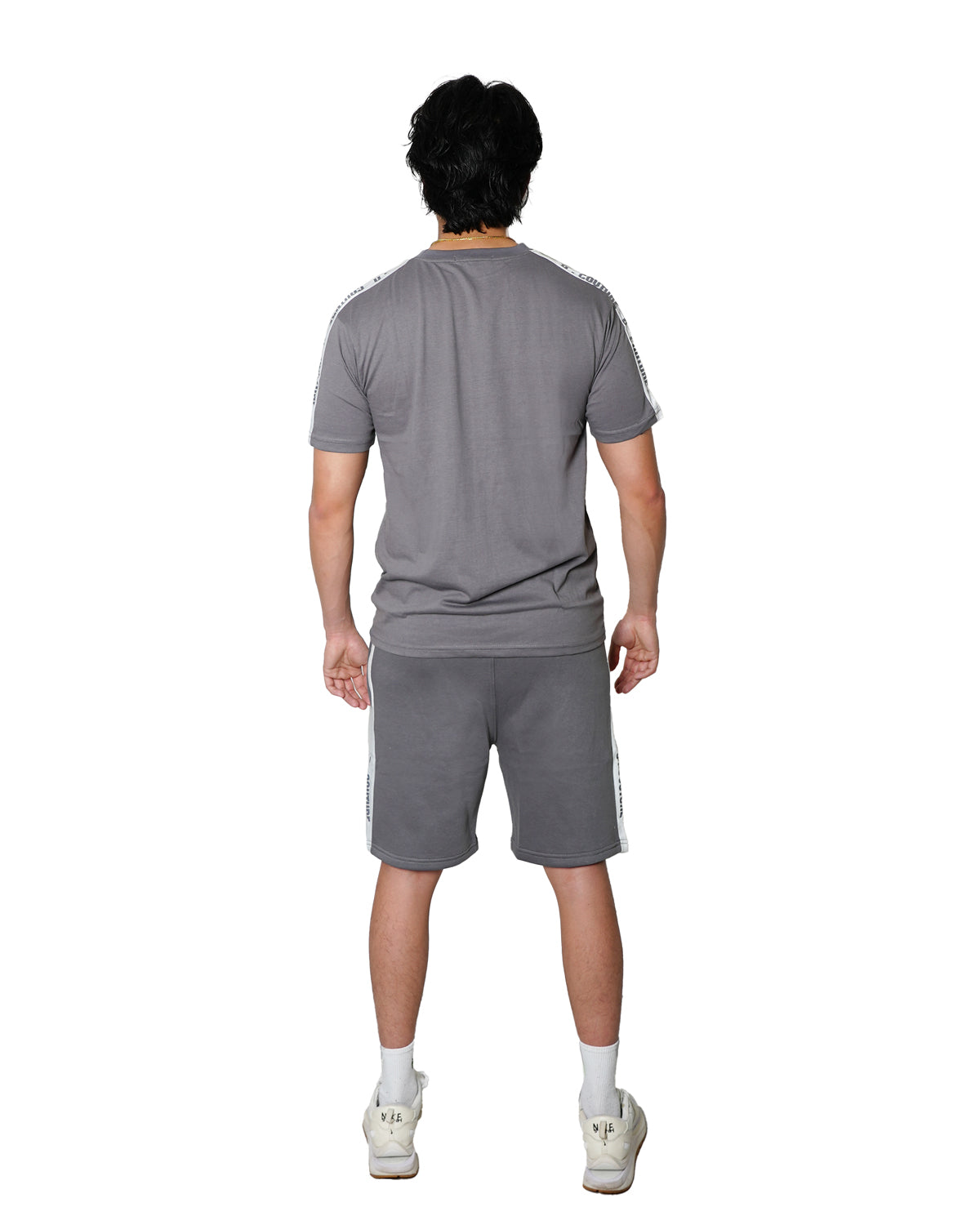 Short Set with Jersey Crew Neck Jumper and Fleece Shorts (2058)