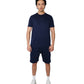 Short Set with Jersey Crew Neck Jumper and Fleece Shorts (2058)