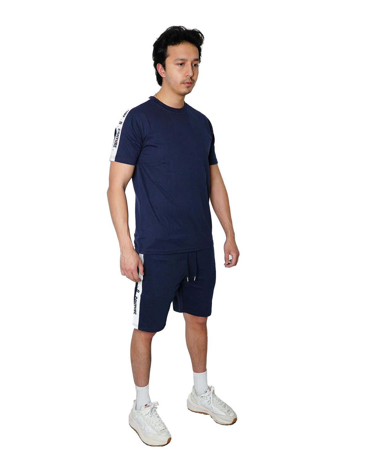 Short Set with Jersey Crew Neck Jumper and Fleece Shorts (2058)